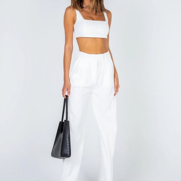 Princess Polly HUXLEY SET in WHITE | Size US 2 - Picture 1 of 7